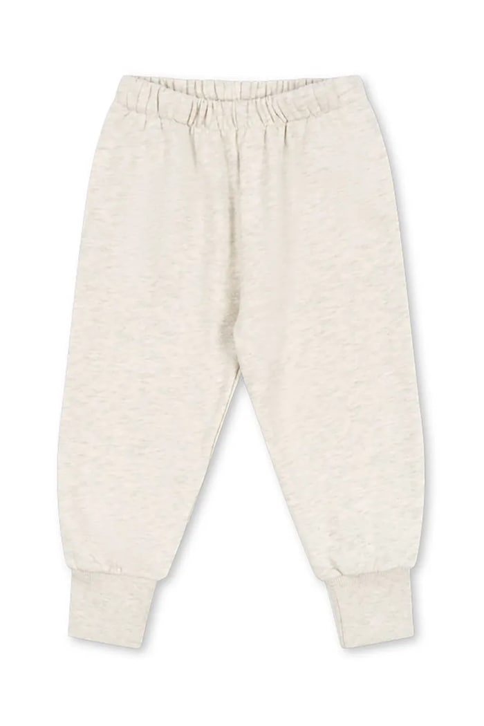 Konges Sløjd pantaloni de trening din bumbac pentru copii LOUPY LOU SWEAT PANTS GOTS KS102707 gri SS25