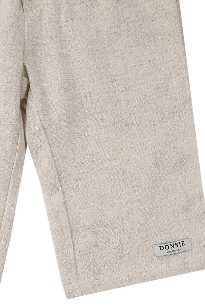 Donsje spodnie z domieszką lnu niemowlęce Dado Trousers 4079500.68.92