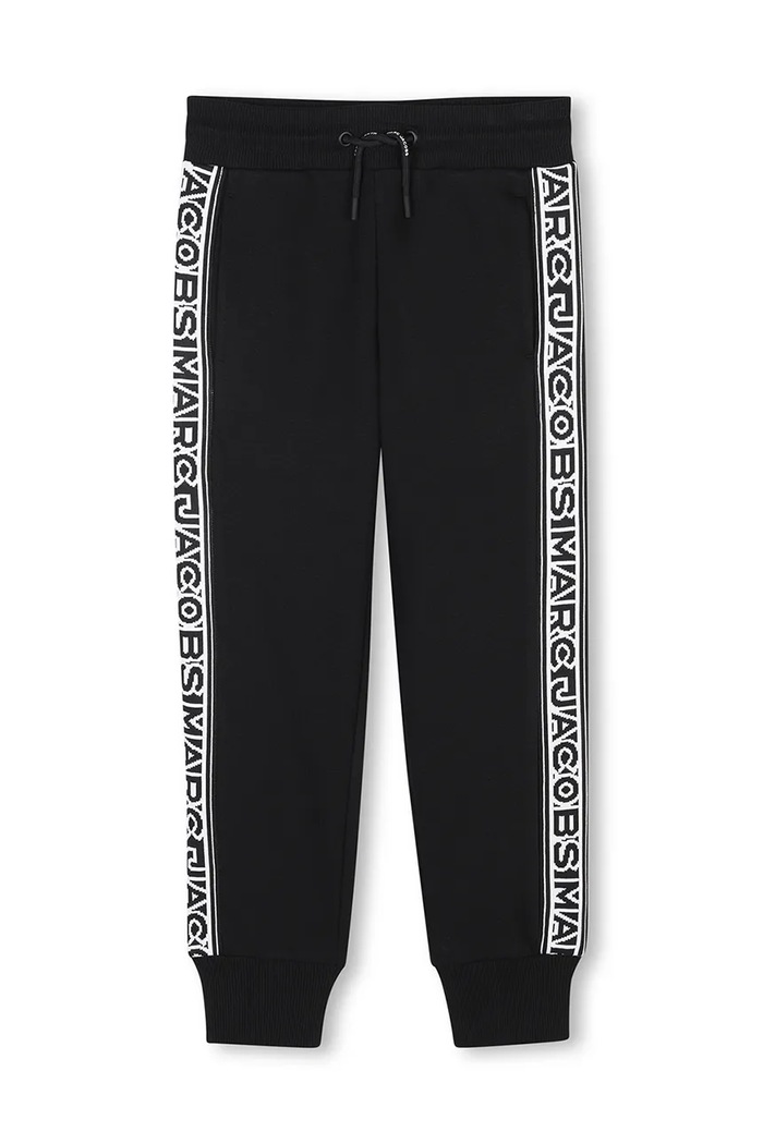 Dječji donji dio trenirke Marc Jacobs natpis crna W60469.114.150