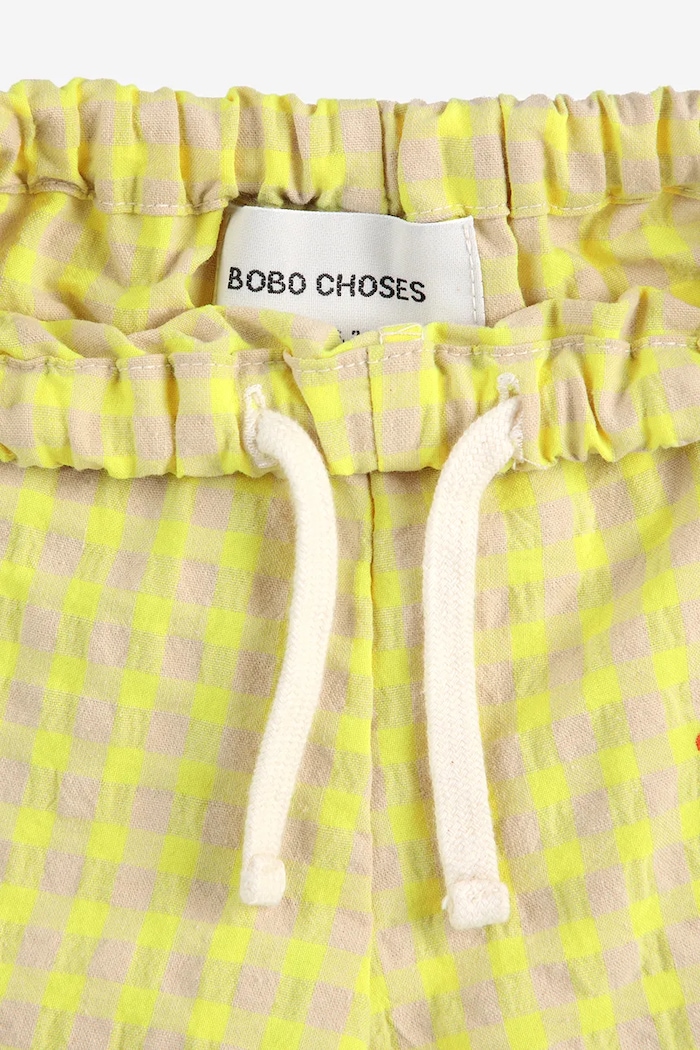 Kojenecké kalhoty Bobo Choses 125AB061 žlutá