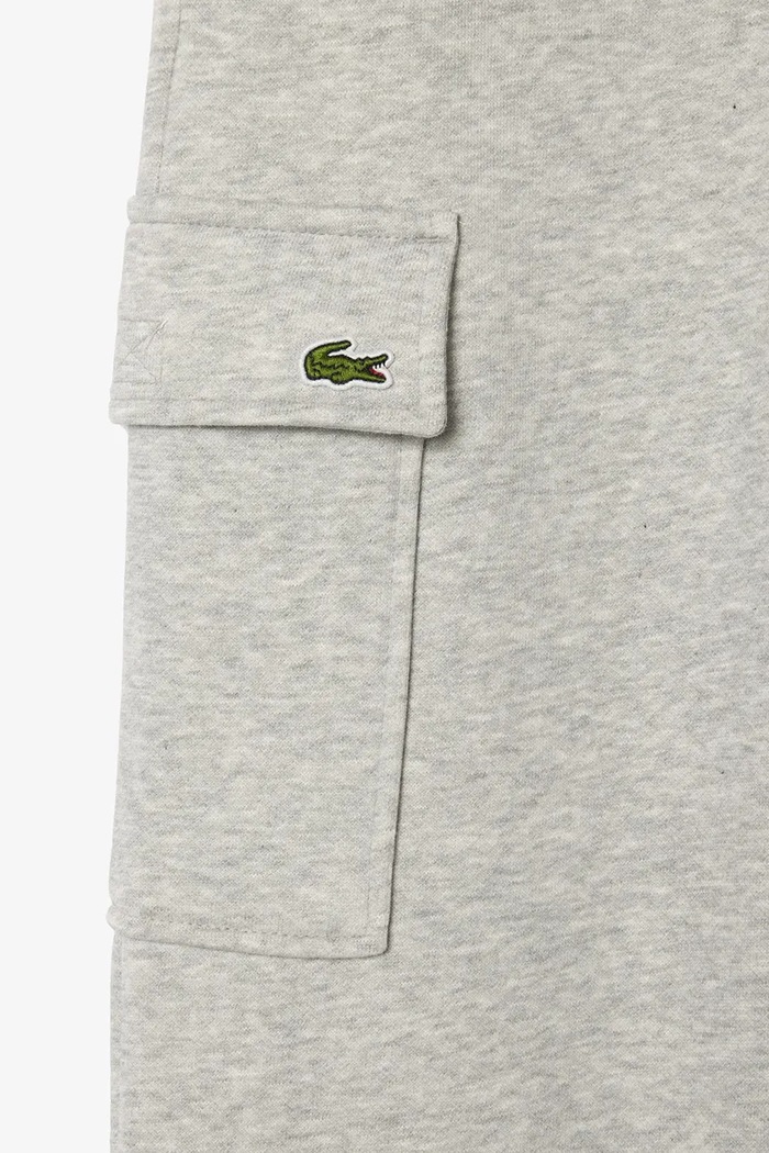 Dječji donji dio trenirke Lacoste XJ7345 siva