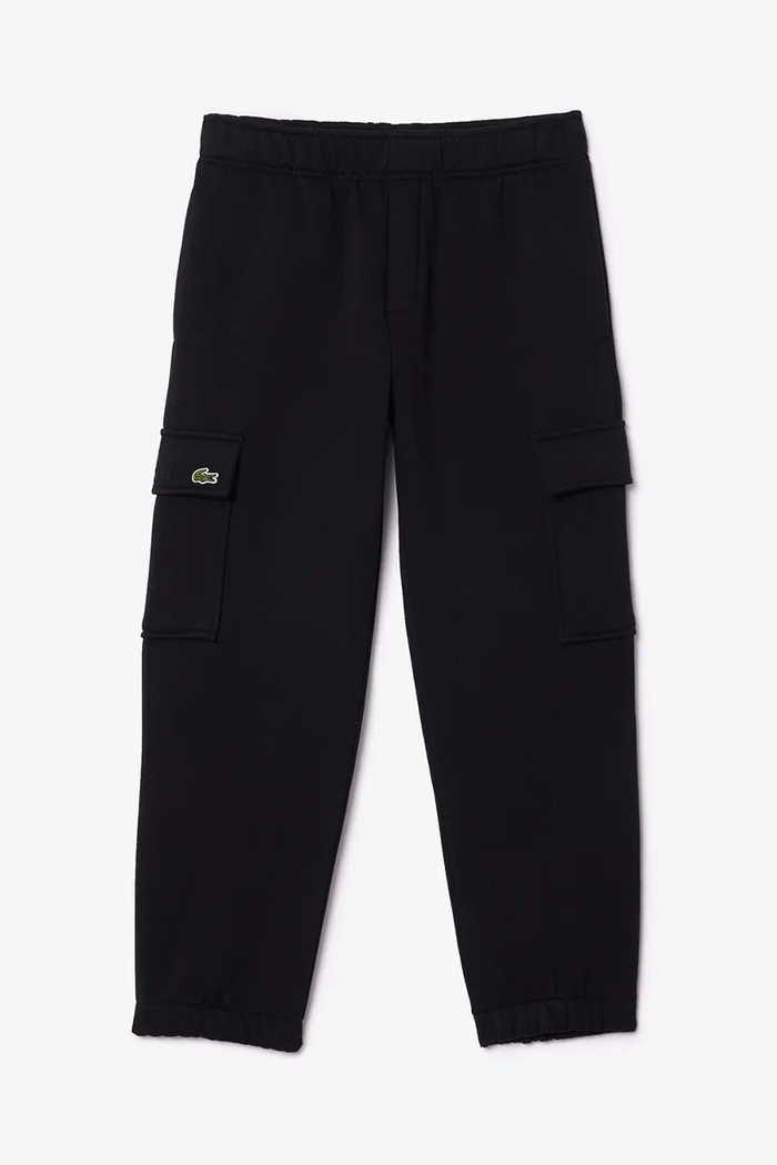 Detské tepláky Lacoste XJ7345 čierna AW25