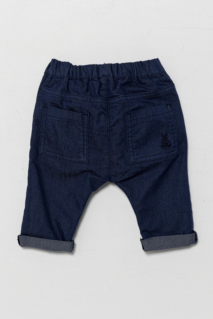 Kojenecké kalhoty United Colors of Benetton 4U40AF018.W.Seasonal námořnická modř SS25