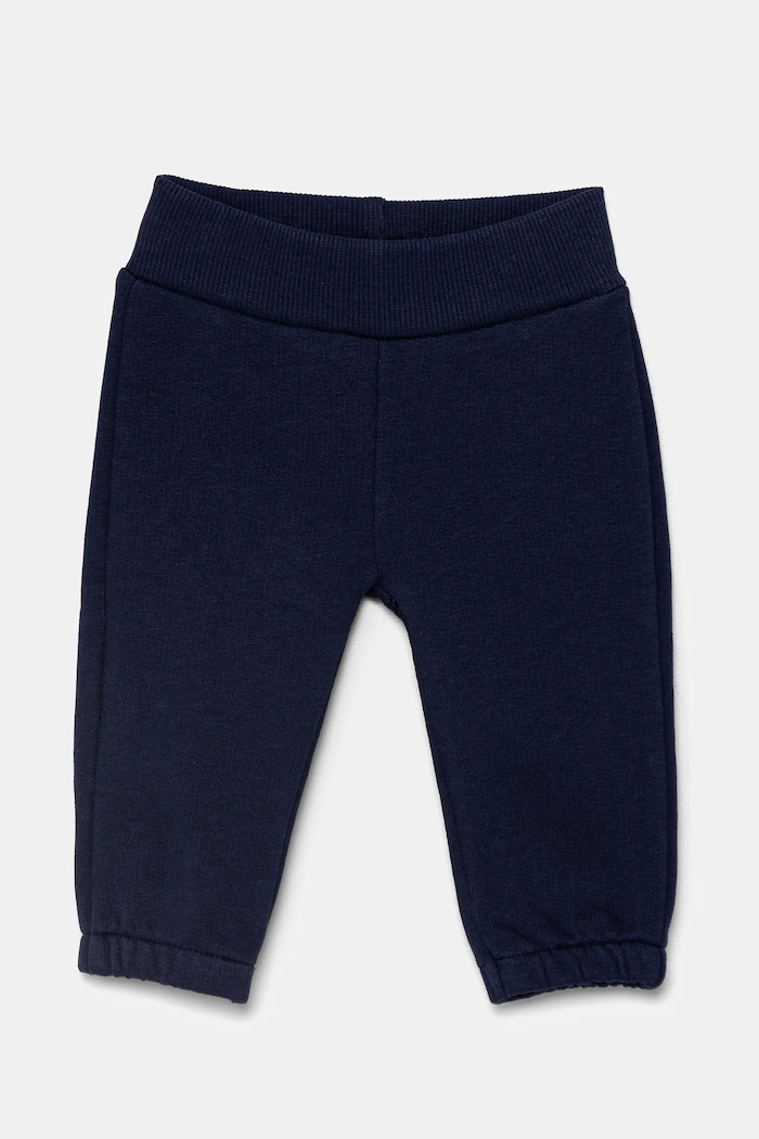 Detské bavlnené tepláky United Colors of Benetton 3J70AF029.W.Seasonal tmavomodrá SS25