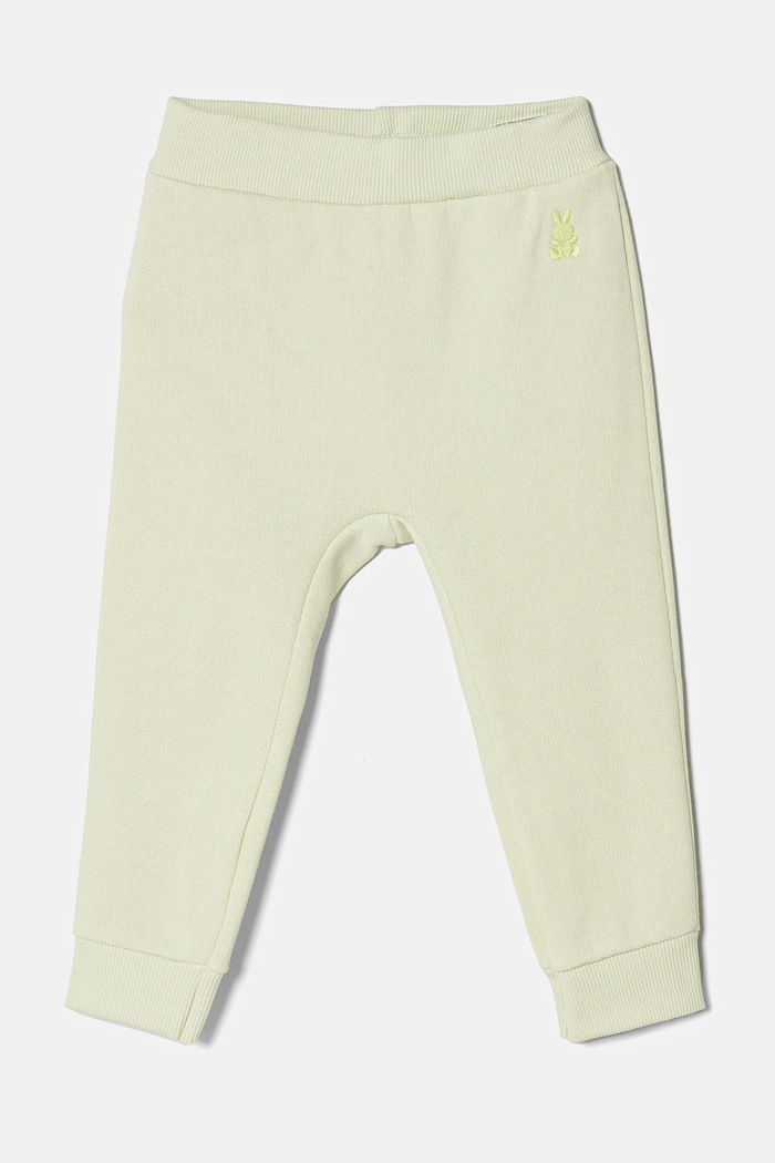 United Colors of Benetton spodnie dresowe dziecięce bawełna zielony 3J70AF01R.W.Season.PPYA
