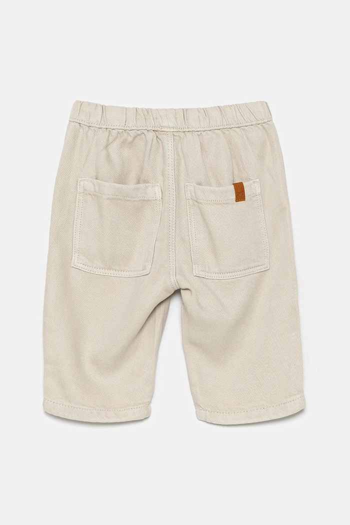 United Colors of Benetton spodnie niemowlęce 41AQAF01F.W.Seasonal beżowy SS25