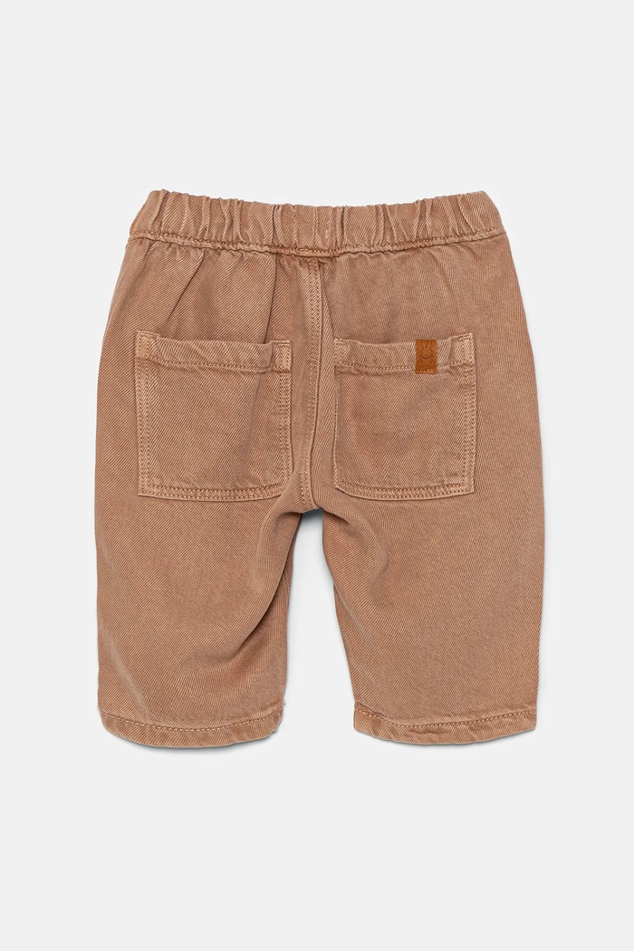 Hlače za bebe United Colors of Benetton 41AQAF01F.W.Seasonal smeđa SS25
