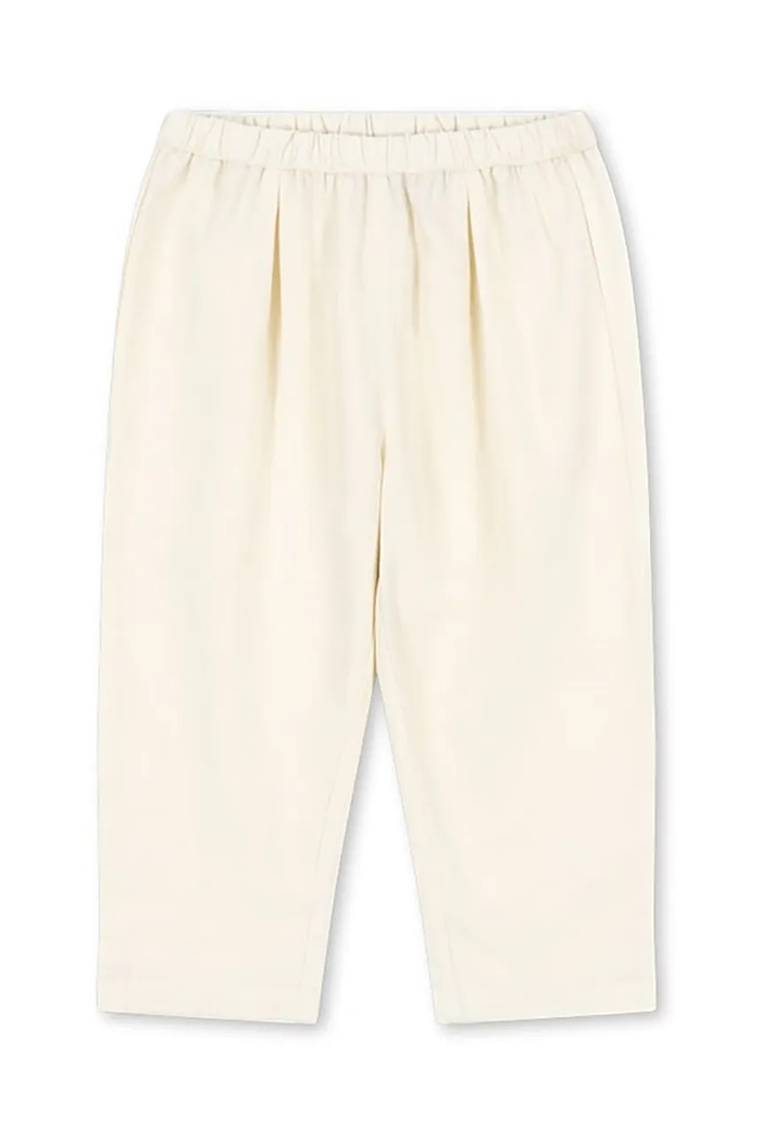 Konges Sløjd spodnie lniane dziecięce CELEBRATION FRANZEN PANTS tkanina beżowy KS103574