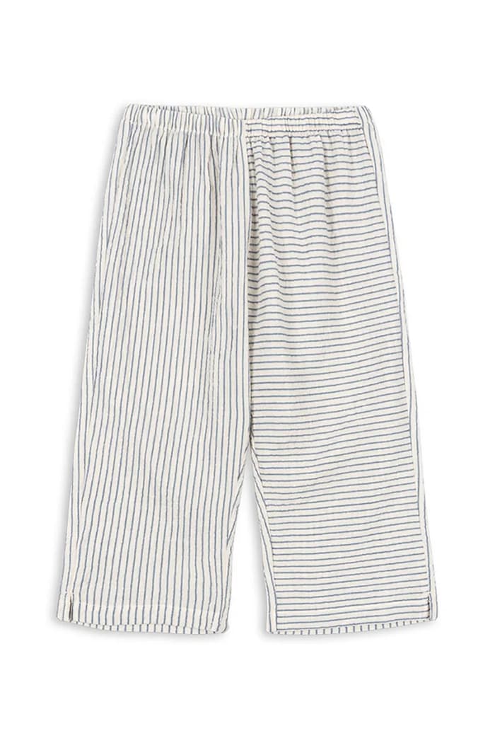 Konges Sløjd spodnie bawełniane dziecięce RHW X KS DUO PANTS GOTS KS103595 niebieski SS25