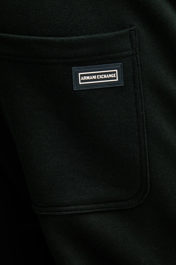 Armani Exchange spodnie dresowe bawełniane zielony XM000292.AF12656