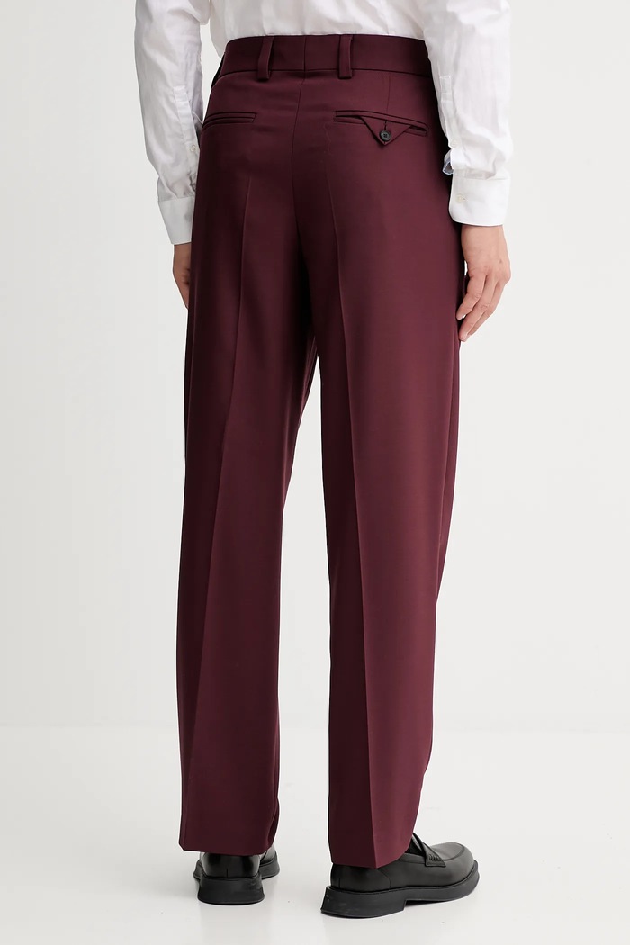 Oblečenie Nohavice HUGO Flips251X 50538671 burgundské