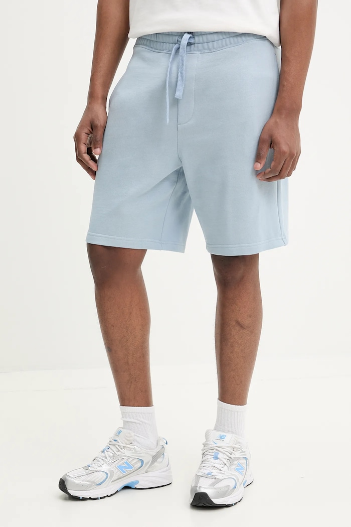 HUGO Pantaloni scurți de trening bărbați din bumbac Dayono albastru 50530696