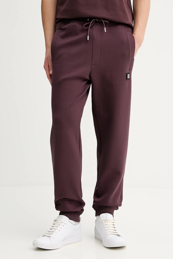 Tepláky HUGO burgundské 50533695