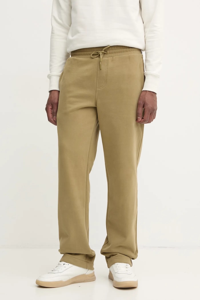 Calvin Klein Jeans spodnie dresowe bawełniane bawełna zielony J30J326749