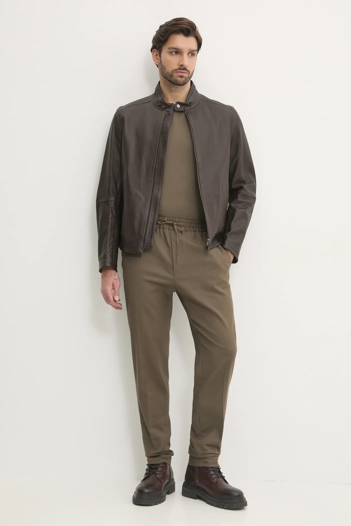 Hlače Calvin Klein K10K113934 zelena SS25