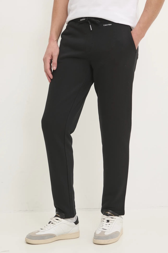 Calvin Klein spodnie dresowe dzianina czarny K10K113654
