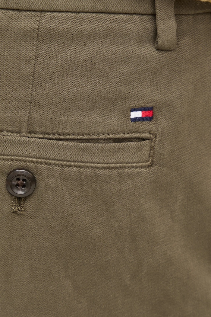 Hlače Tommy Hilfiger zelena MW0MW38120