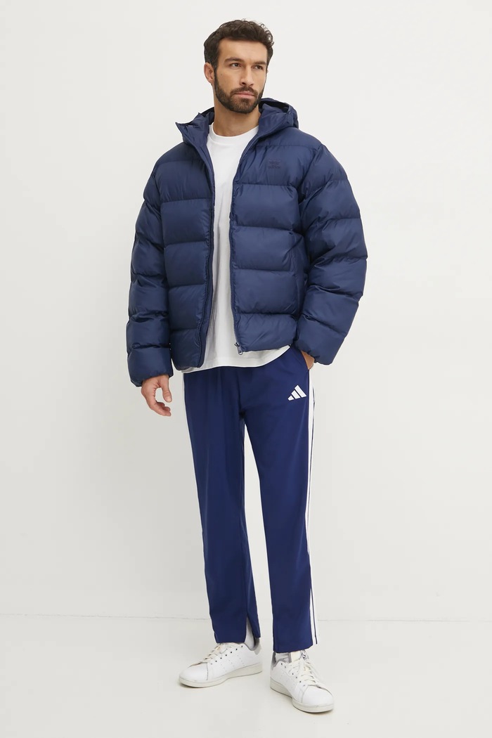 Hlače adidas STNFRD JE6400 mornarsko plava SS25