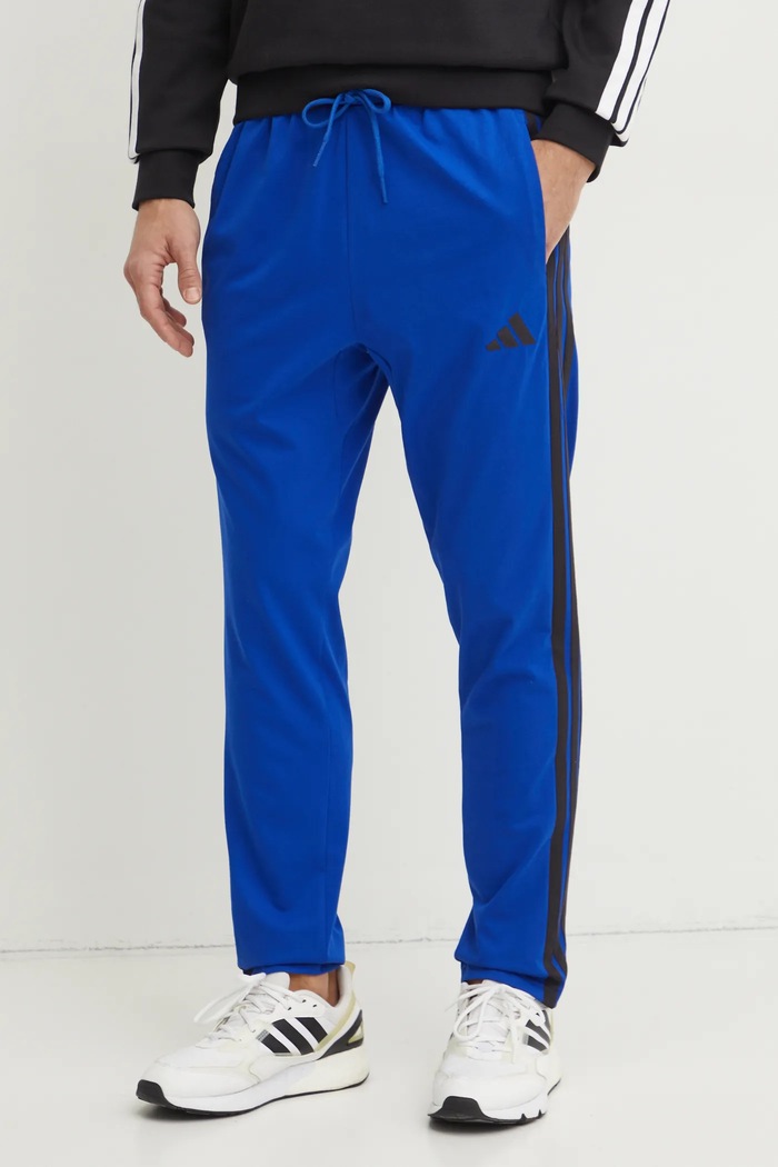 Tepláky adidas Essentials pletenina modrá JE6432