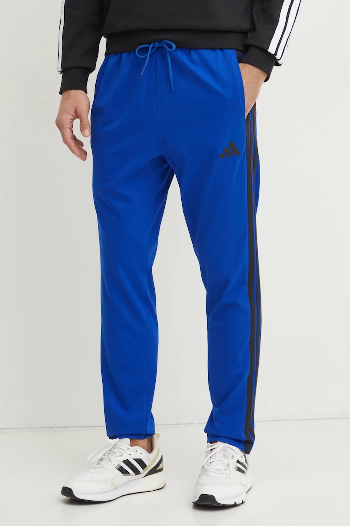 Tepláky adidas Essentials pletenina modrá JE6432