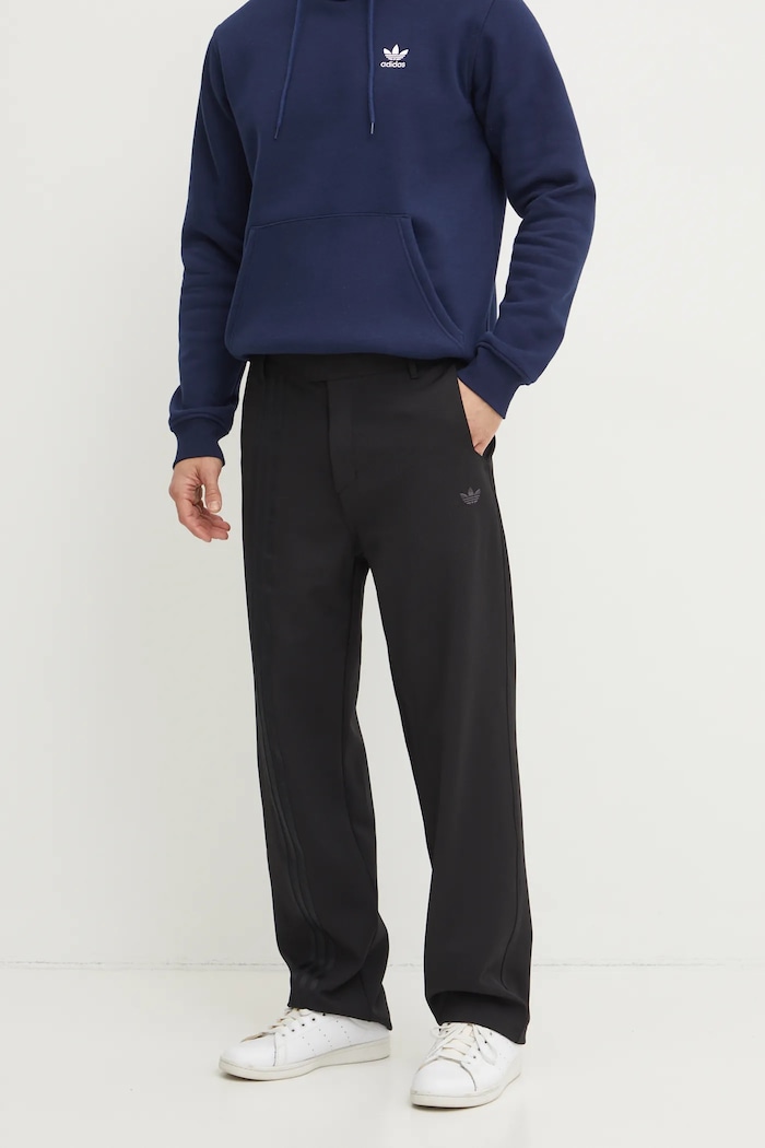 Nohavice adidas Originals TAILORED PT jednoduchý čierna JC7420