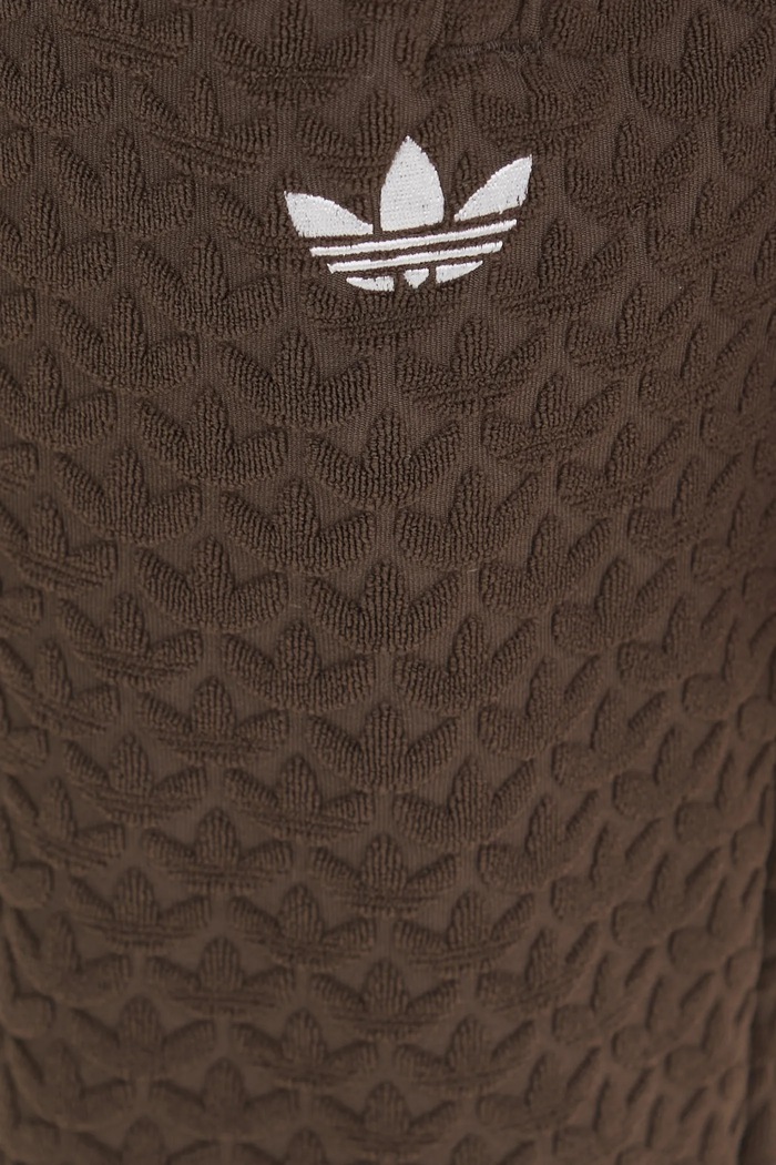 adidas Originals pantaloni della tuta Q12 MONOGRAM TR marrone JP4428