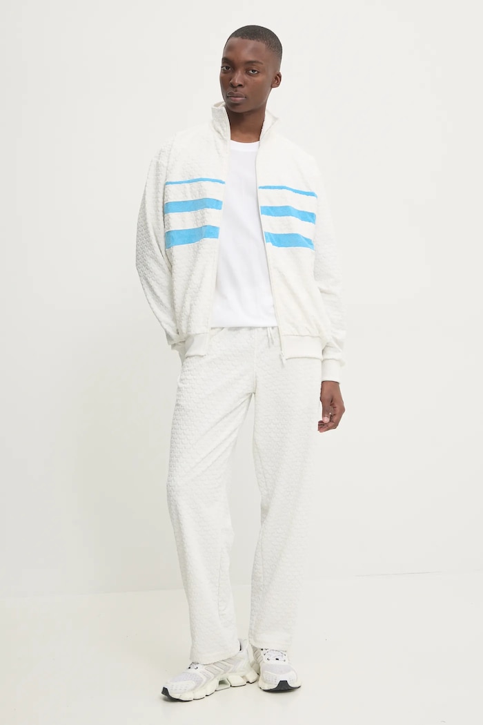 adidas Originals pantaloni de trening Q12 MONOGRAM TR JP4429 bej SS25