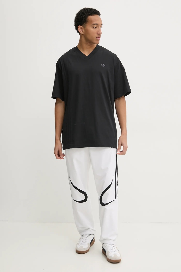 adidas Originals spodnie TEAMGEIST TP JP1119 biały SS25