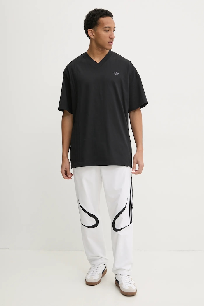 adidas Originals spodnie TEAMGEIST TP JP1119 biały SS25