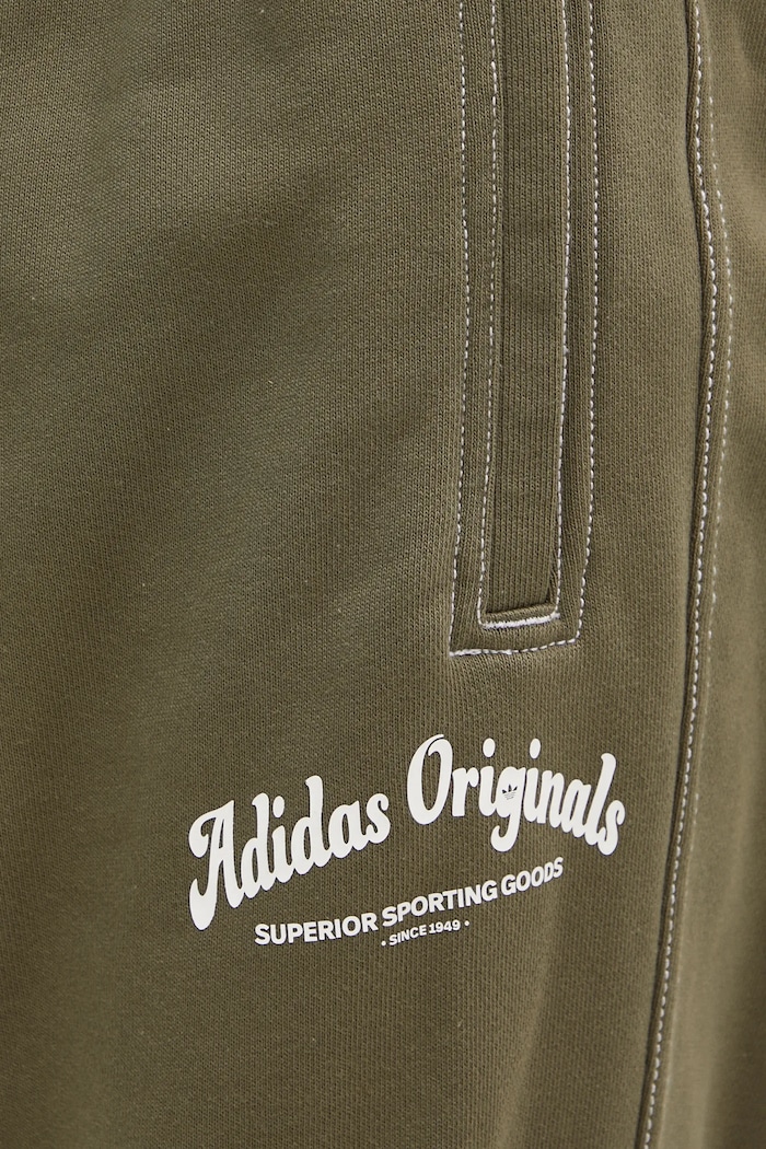 adidas Originals pantaloni della tuta di cotone Wabash verde JP4486