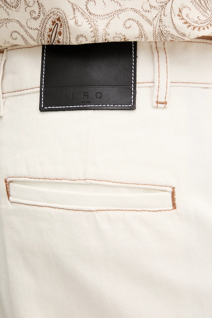 Τζιν παντελόνι IRO MP23CALLIE λευκό