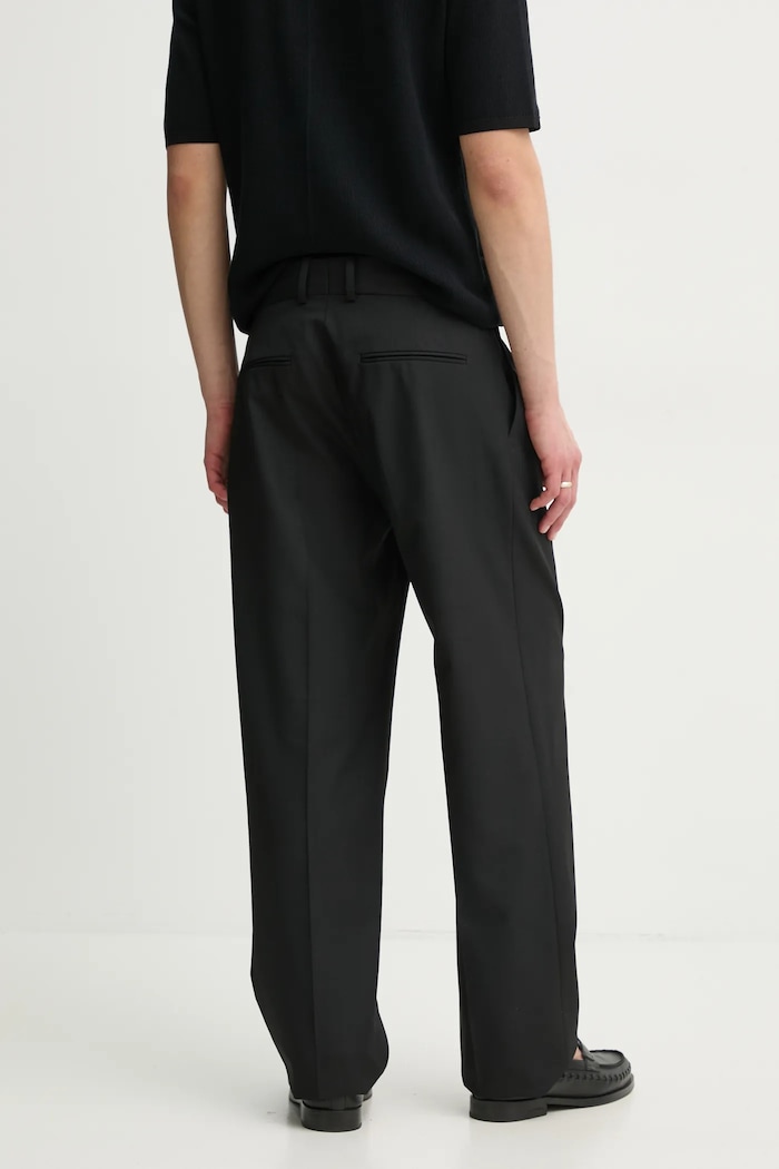 Oblečení Kalhoty s příměsí vlny Drôle de Monsieur Le Pantalon Golfeur PERM.BP165.PL127.BL černá