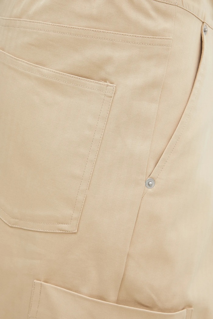 Брюки Drôle de Monsieur Le Pantalon Cropped Twill бежевый F.BP155.CO206.BG