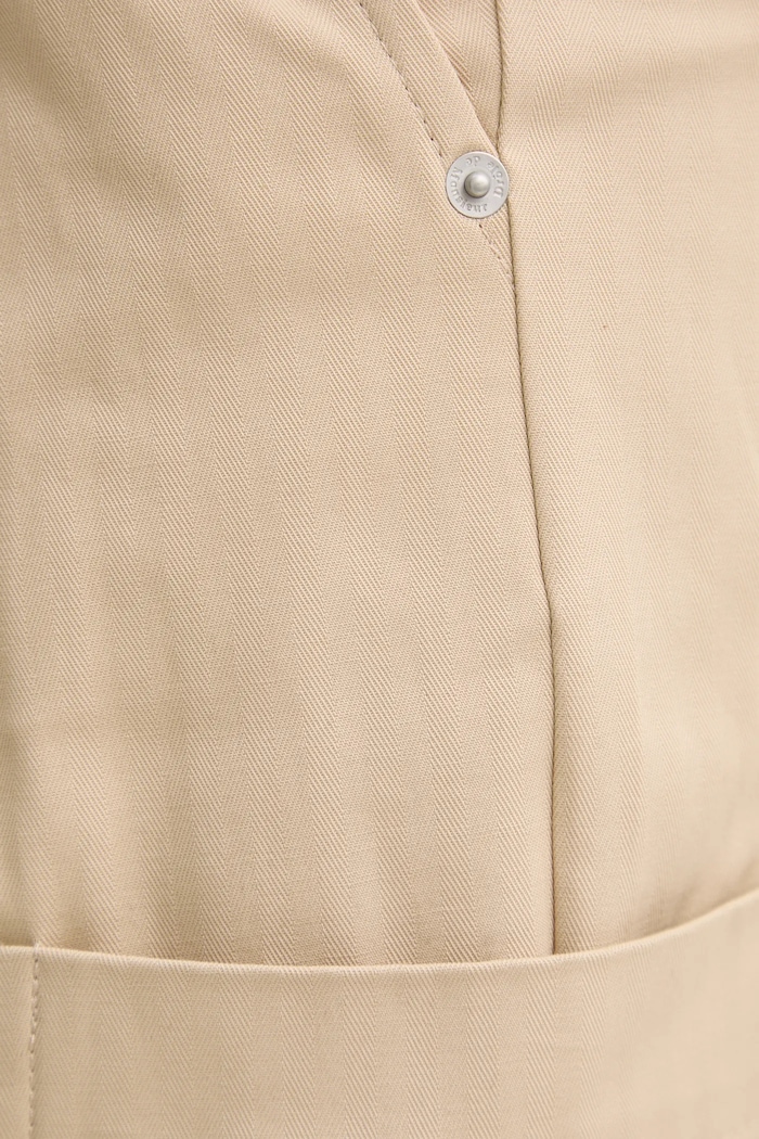 Kalhoty Drôle de Monsieur Le Pantalon Cropped Twill F.BP155.CO206.BG béžová