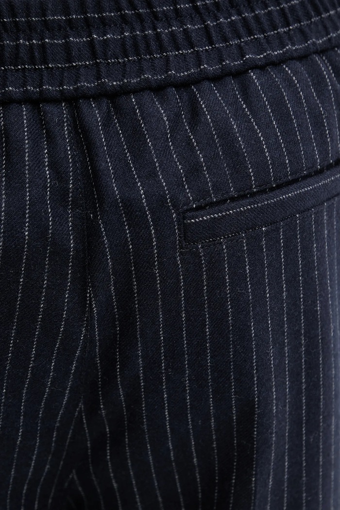 Вълнен панталон A.P.C. pantalon pieter тъмносин WOARO.H08394