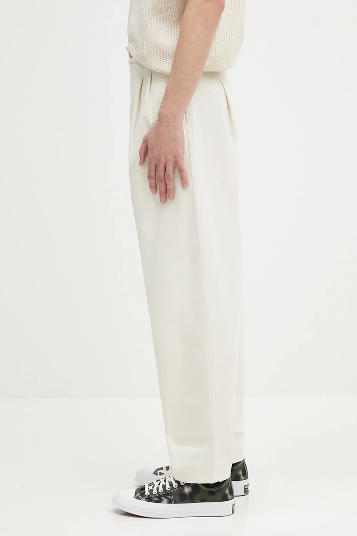 A.P.C. Spodnie chinos męskie bawełniane pantalon willow COGBJ.F08486 beżowy SS25