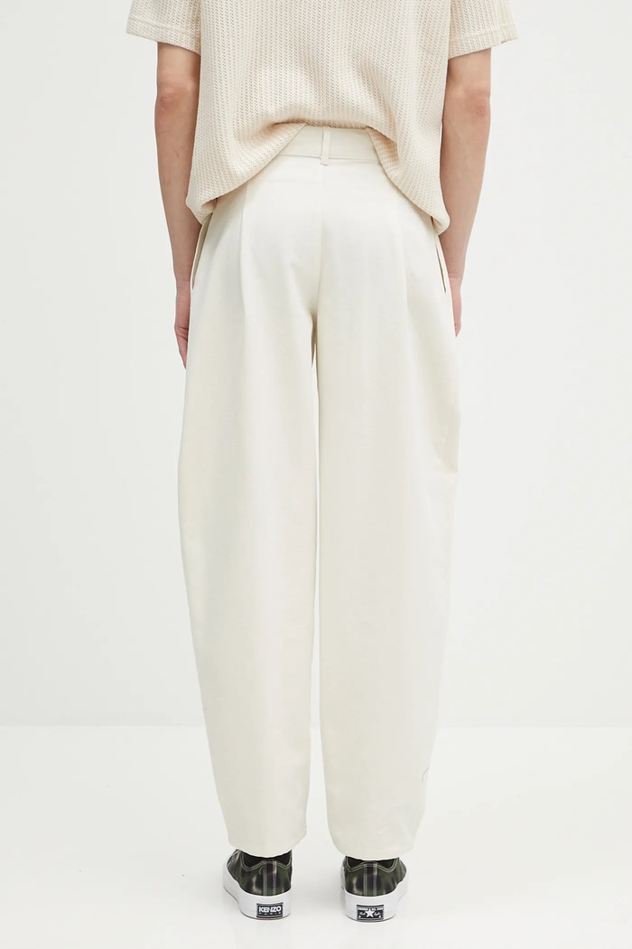 Odzież A.P.C. Spodnie chinos męskie bawełniane pantalon willow COGBJ.F08486 beżowy