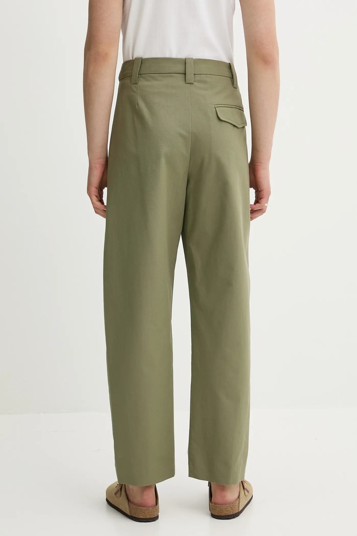 Odjeća Pamučne hlače A.P.C. pantalon renato COHFU.H08428 zelena