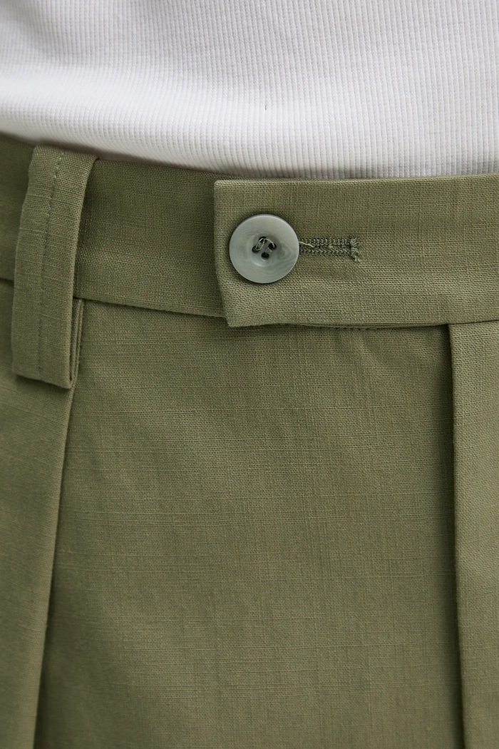 Pamučne hlače A.P.C. pantalon renato zelena COHFU.H08428