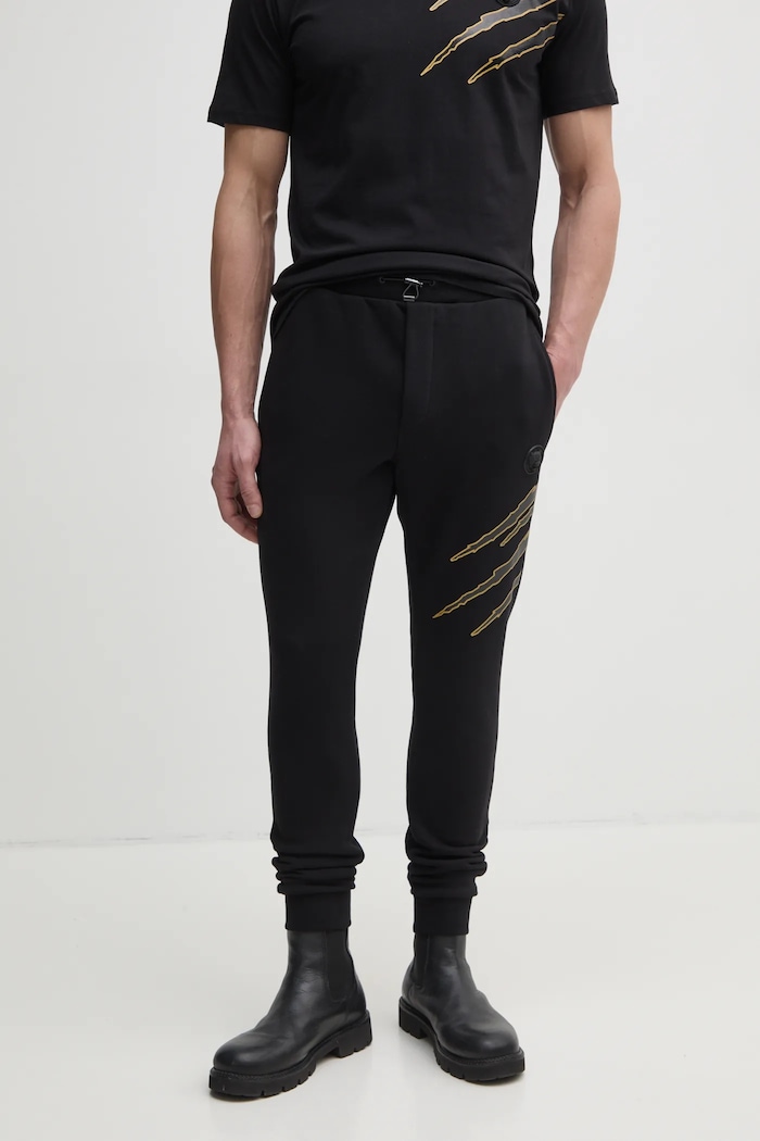 PLEIN SPORT spodnie dresowe czarny SAEC.MJT2490.STE001N