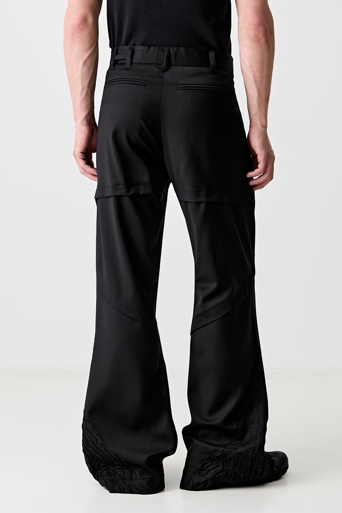 Clothing HELIOT EMIL flared trousers cotton with elastane Men's SS25.M.10.188.BLK01 black