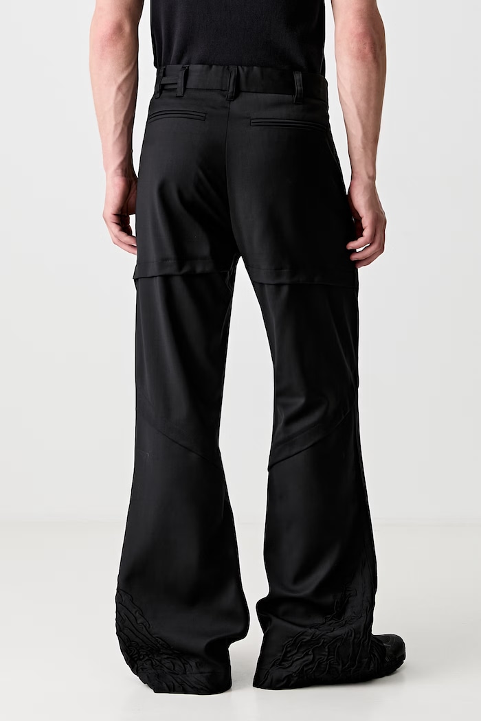 Clothing HELIOT EMIL flared trousers cotton with elastane Men's SS25.M.10.188.BLK01 black