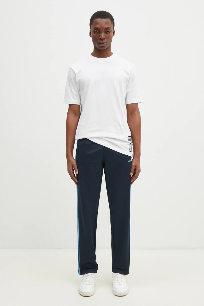 adidas Originals pantaloni della tuta Track Pant JC8363 blu navy