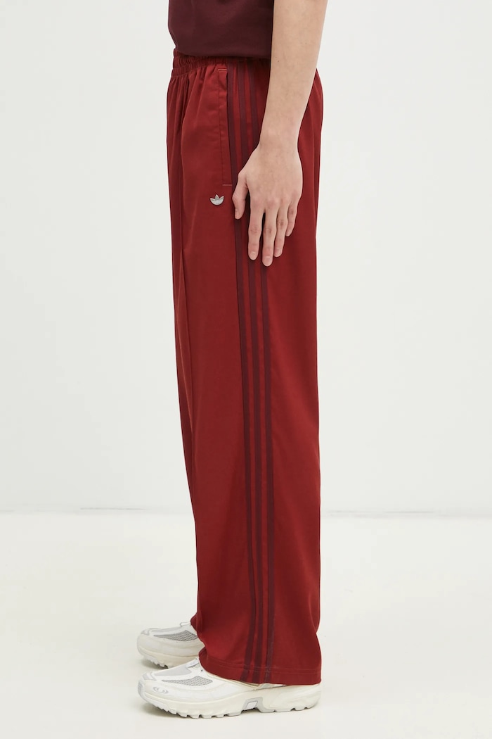 Спортивные штаны adidas Originals Premium Baggy Track Pant JM3583 бордо SS25