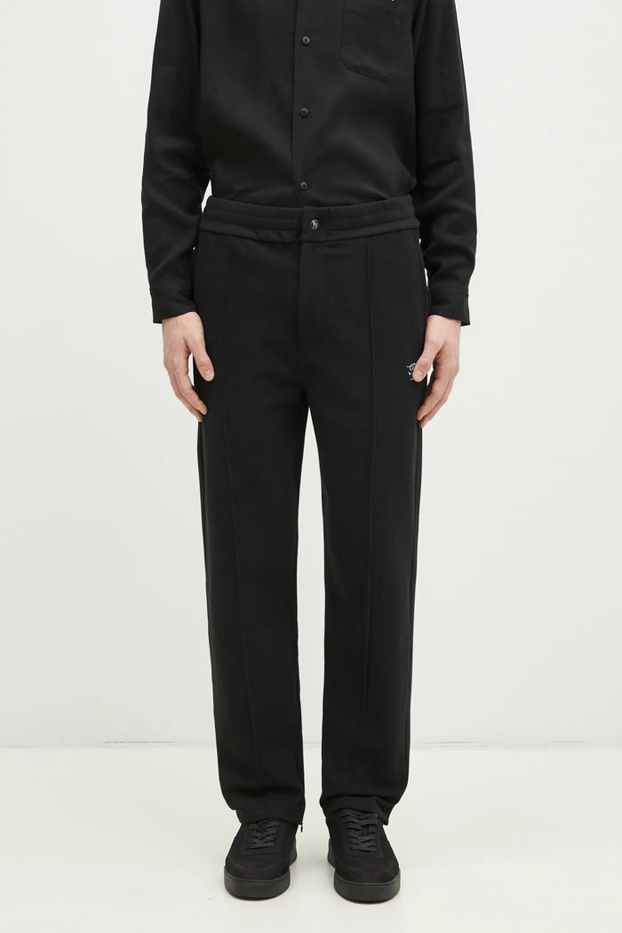 Filling Pieces trousers plain black 76133979920