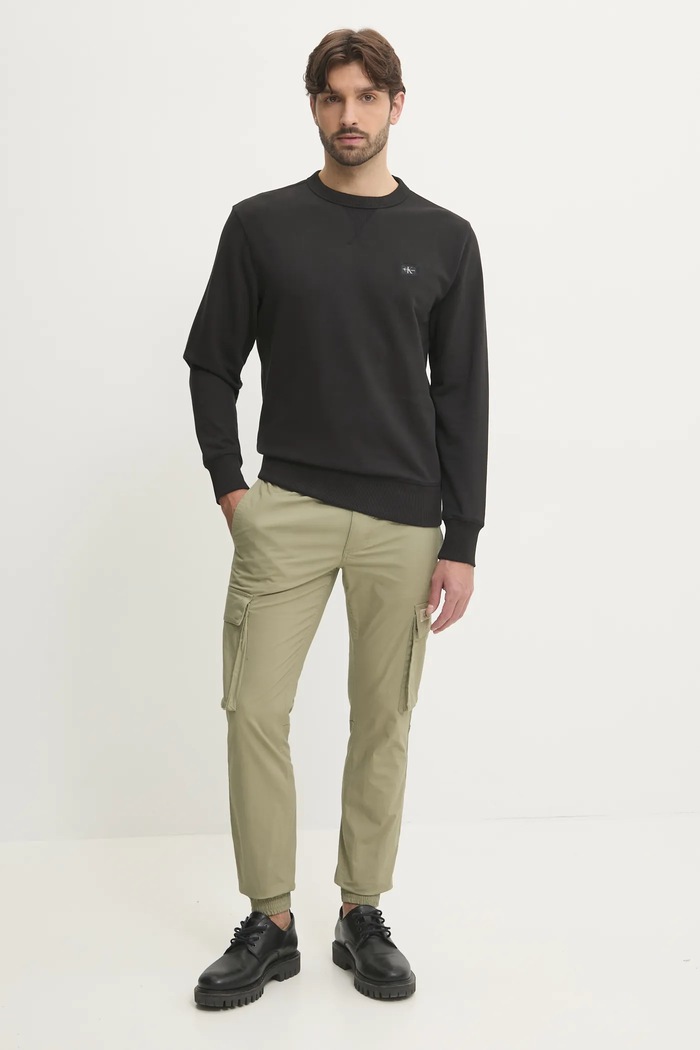 Calvin Klein Jeans spodnie J30J327614 zielony SS25