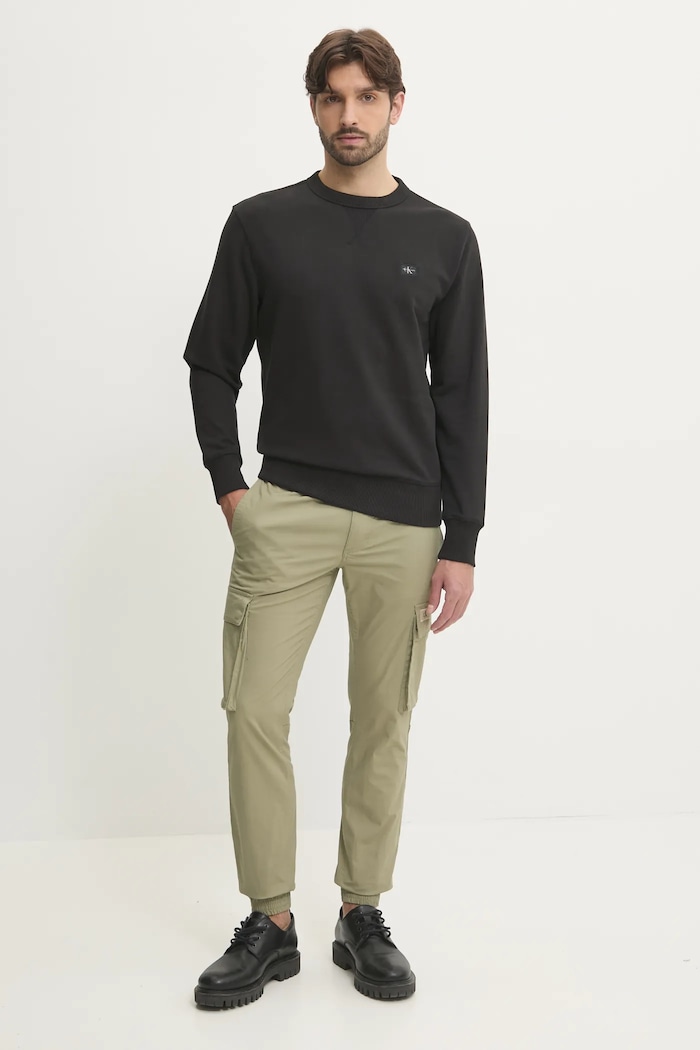 Calvin Klein Jeans spodnie J30J327614 zielony SS25
