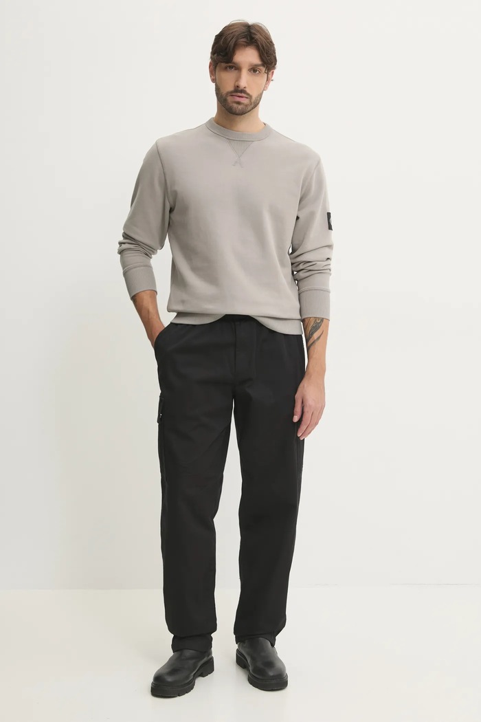Calvin Klein Jeans spodnie J30J327615 czarny SS25