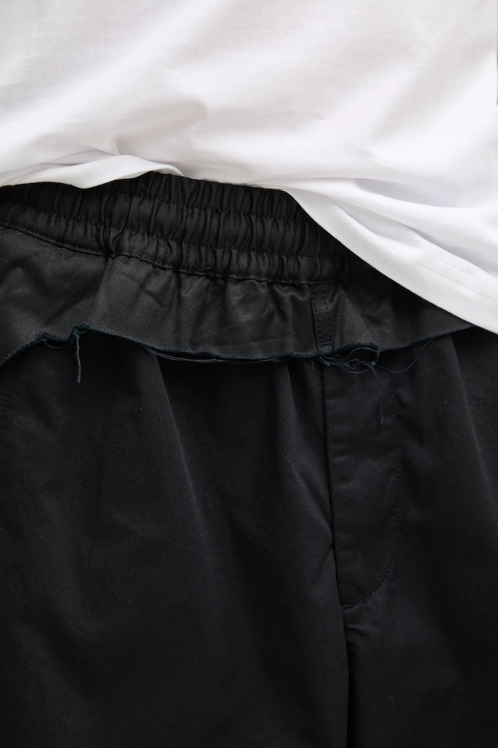 Bavlnené nohavice Diesel P-GUSTAF TROUSERS čierna A16074.0IQAV