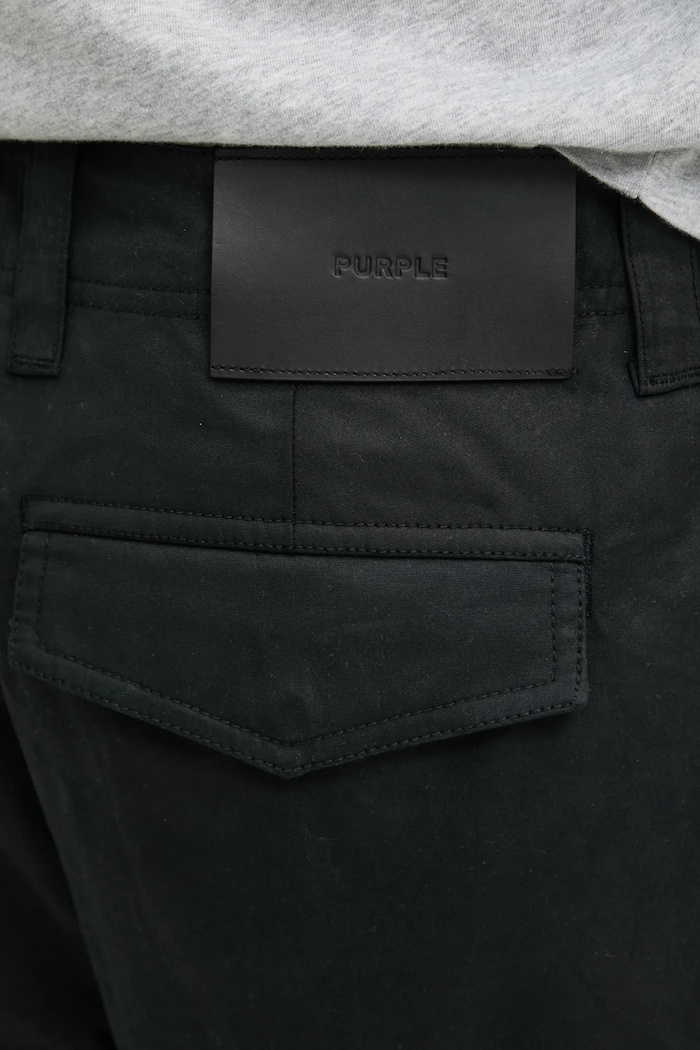Pamučne hlače PURPLE BRAND WOVEN CARGO PANT crna P527.WCBB125